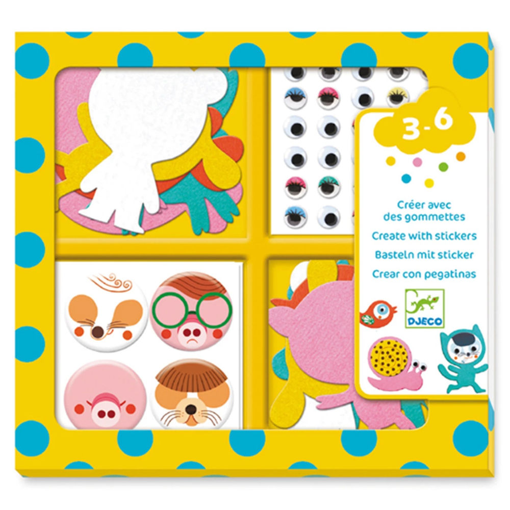 Djeco sticker images animaux