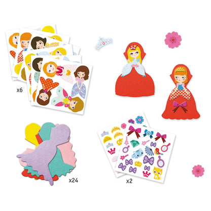 Djeco autocollants images princesse
