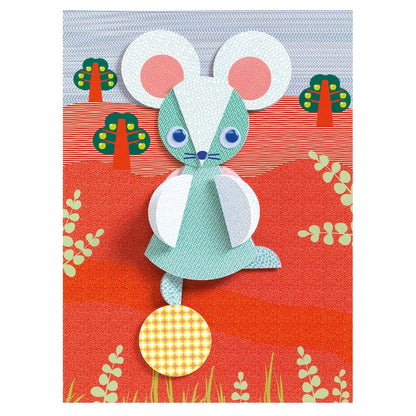 Djeco Collages Glue &amp; Fold
