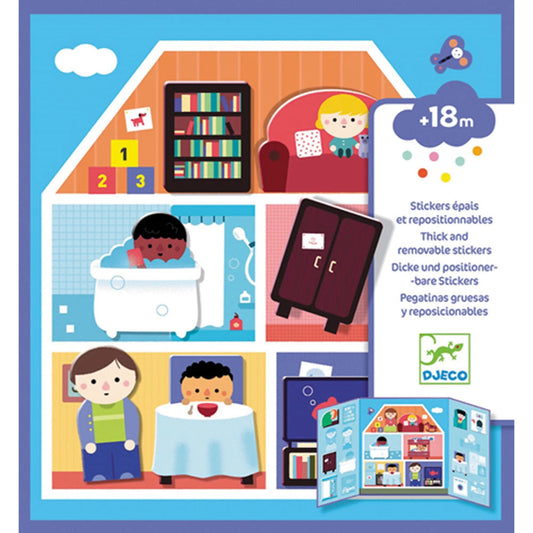 Djeco autocollants images maison