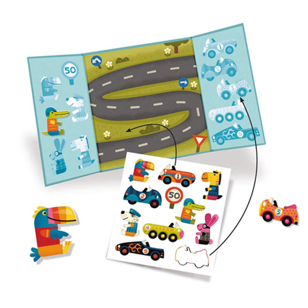 Djeco sticker pictures car