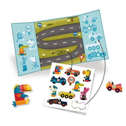 Djeco sticker pictures car