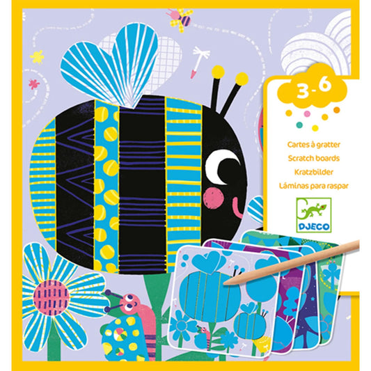 Djeco Scratch Pictures Insects