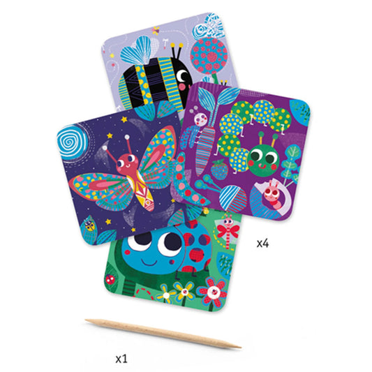 Djeco Scratch Pictures Insects
