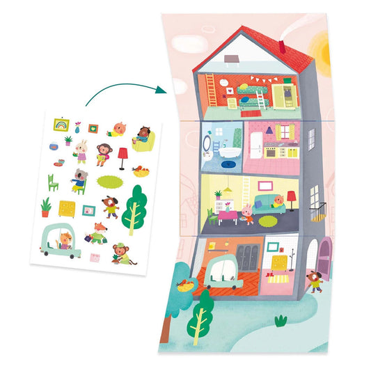Djeco creative set animal houses