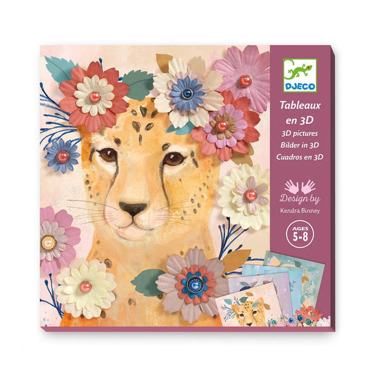 Djeco 3D Pictures Flower Wreaths