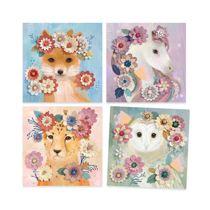 Djeco 3D Pictures Flower Wreaths