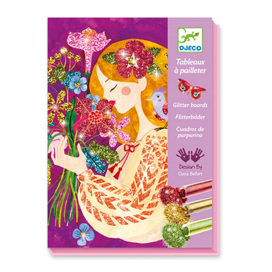 Djeco Glitter Pictures Flower Scent