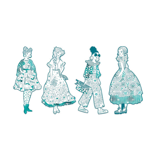 Djeco Fashion Painting Figures Rebekka