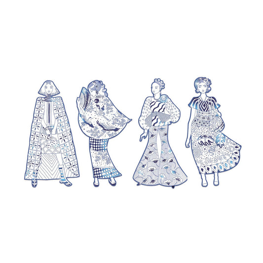 Djeco Fashion Painting Figures Laura