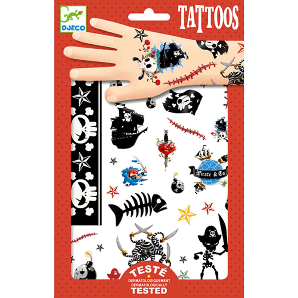 Djeco tatouages ​​pirates