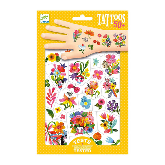 Djeco tatouages fleur d'eau