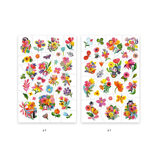 Djeco tatouages fleur d'eau