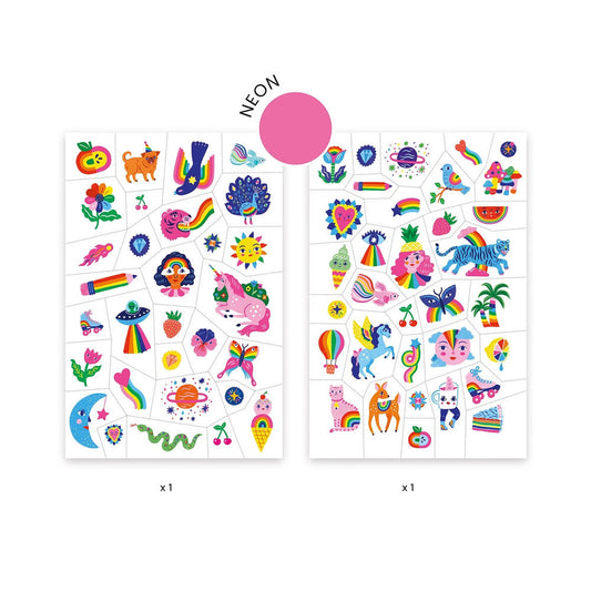 Djeco tatouages arc-en-ciel