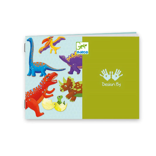 Djeco jumping jacks to color in dinosaurs