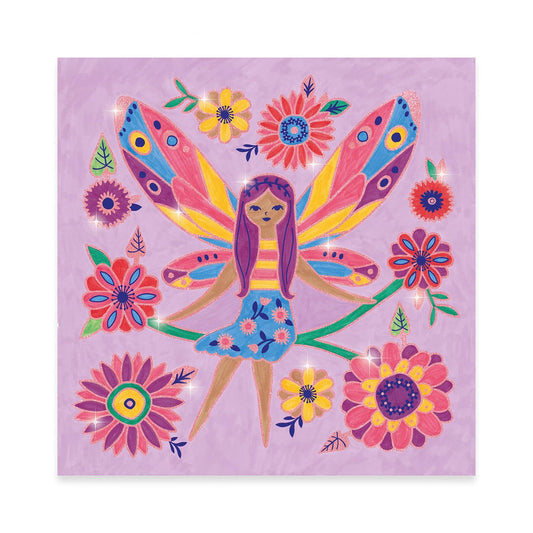 Djeco Shiny Coloring Pages Little Wings