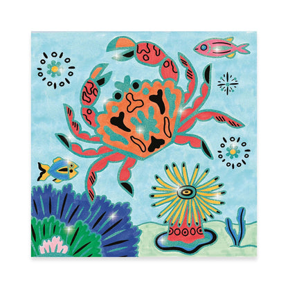 Djeco Shiny Coloring Pages Underwater