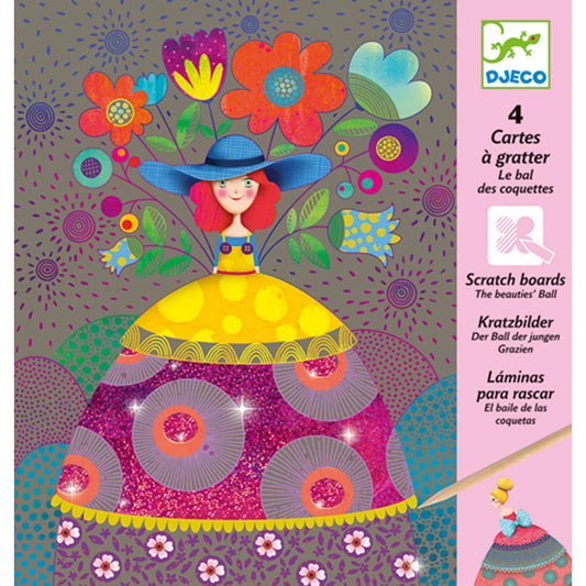 Djeco Scratch Pictures The Beauty Ball
