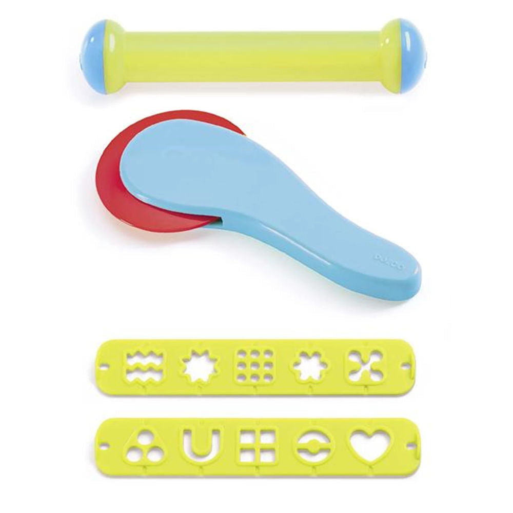 Djeco Large modelling clay set with 4 colours &amp; 21 tools