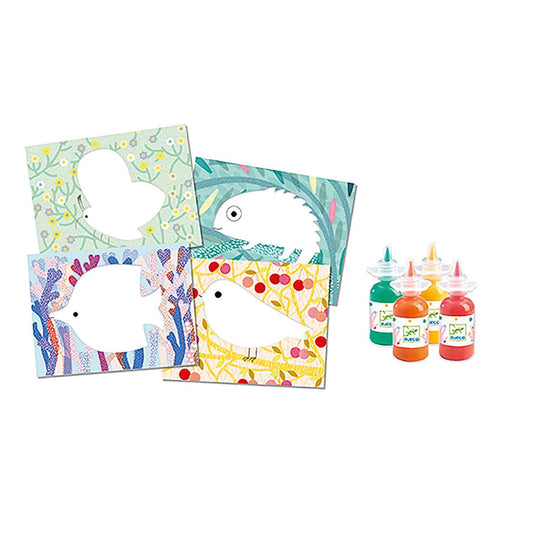 Djeco Finger Painting Splash Fun