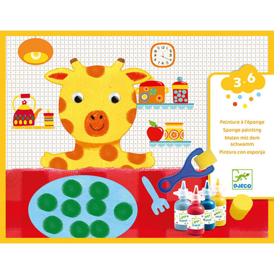Djeco tableau à l'éponge Doudou