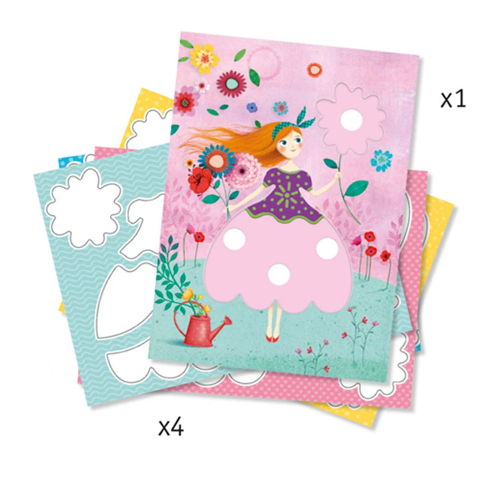 Djeco Magic Felt-Tips Marie's Pretty Dresses