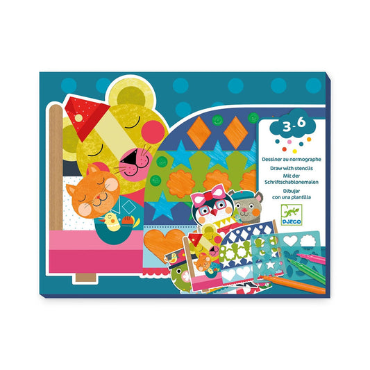 Djeco peinture au pochoir