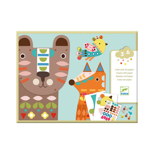 Djeco Paper Crafts Large Animals