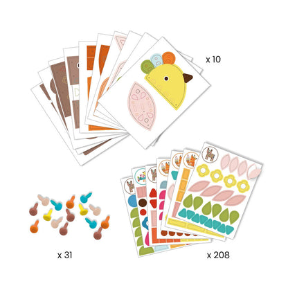 Djeco Paper Crafts Large Animals