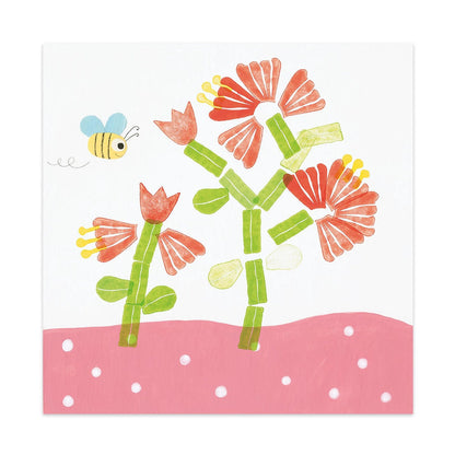 Djeco set de tampons fleurs