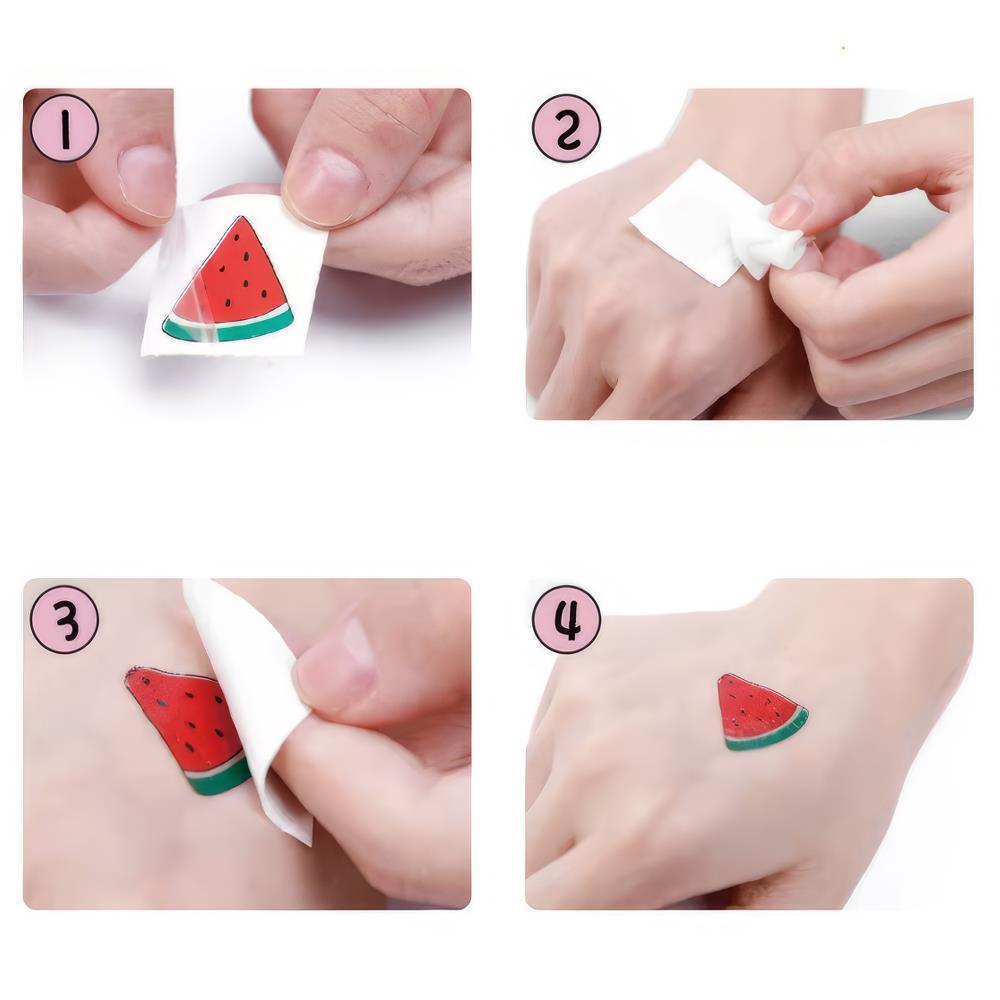 Glow in the Dark Tattoos Meerestiere