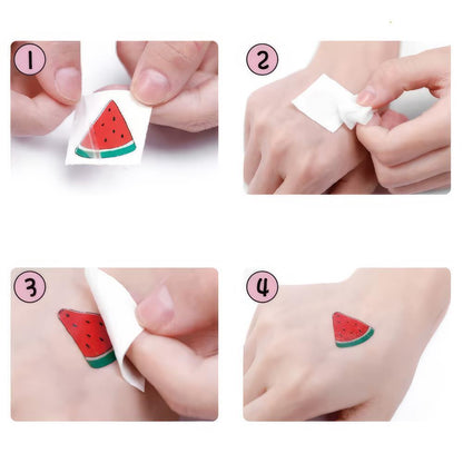 Glow in the Dark Tattoos Meerestiere