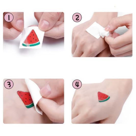 Glow in the Dark Tattoos Meerestiere