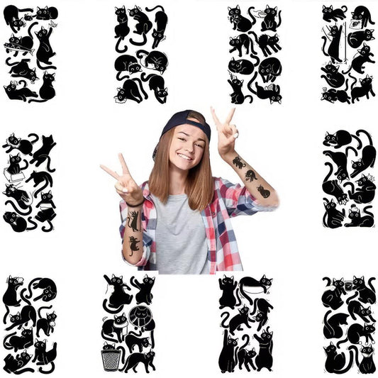 Schwarze Katzen Tattoos
