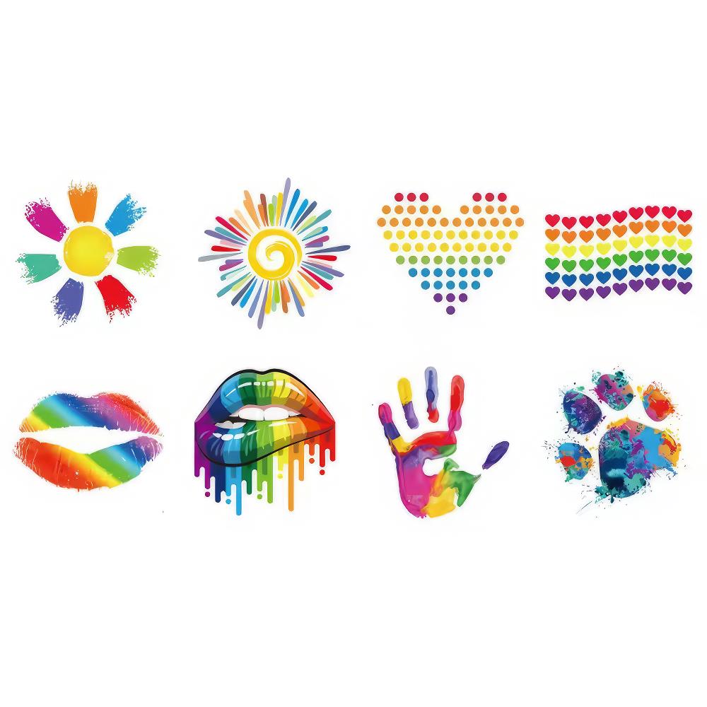 Party-LoveTattoos, 8er-Set