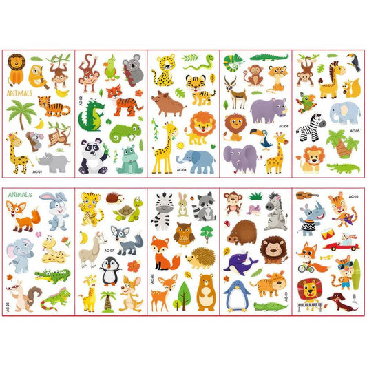 Dschungel Tiere Tattoos Kinder